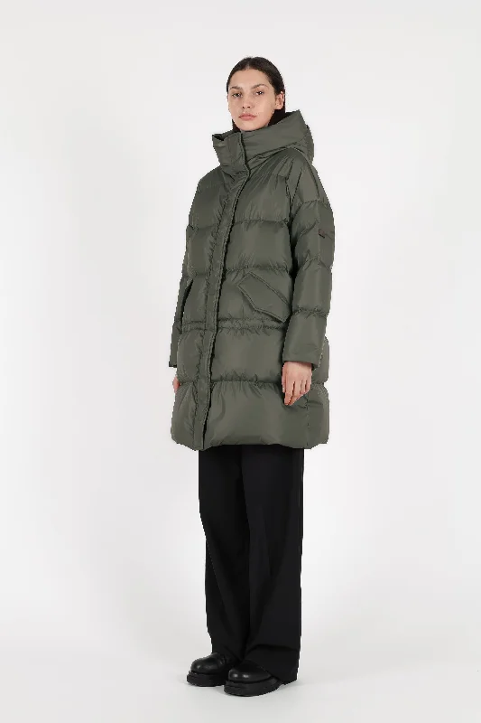 ladies' puffer jacket -OVERSIZED DOWN PARKA YRA