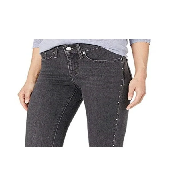 distressed cropped slim jeans for women -Levi's Women's 311 Shaping Skinny Jeans Black Size 24X30