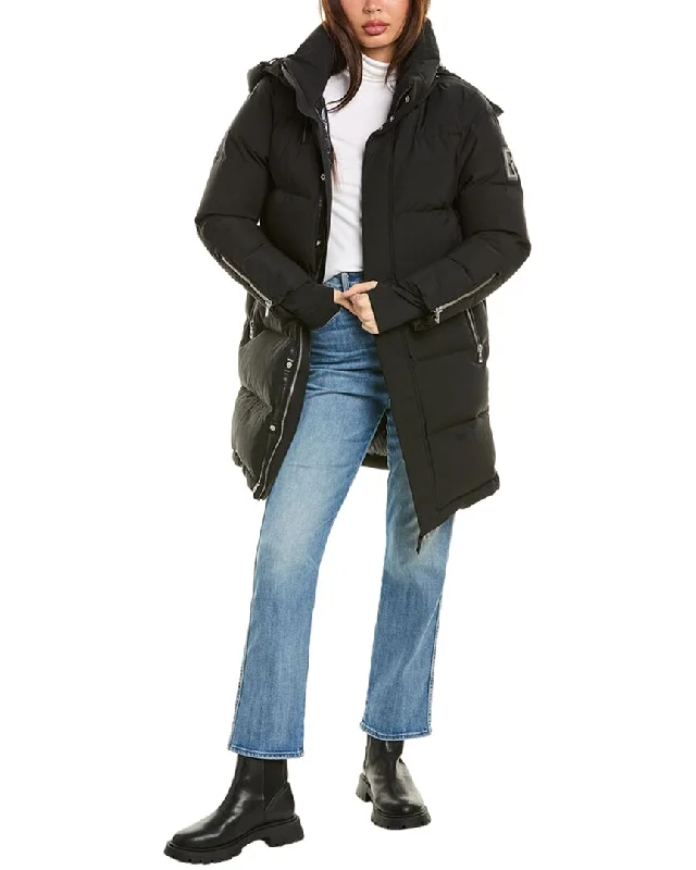 stylish longline coat for women -Rudsak Down Coat