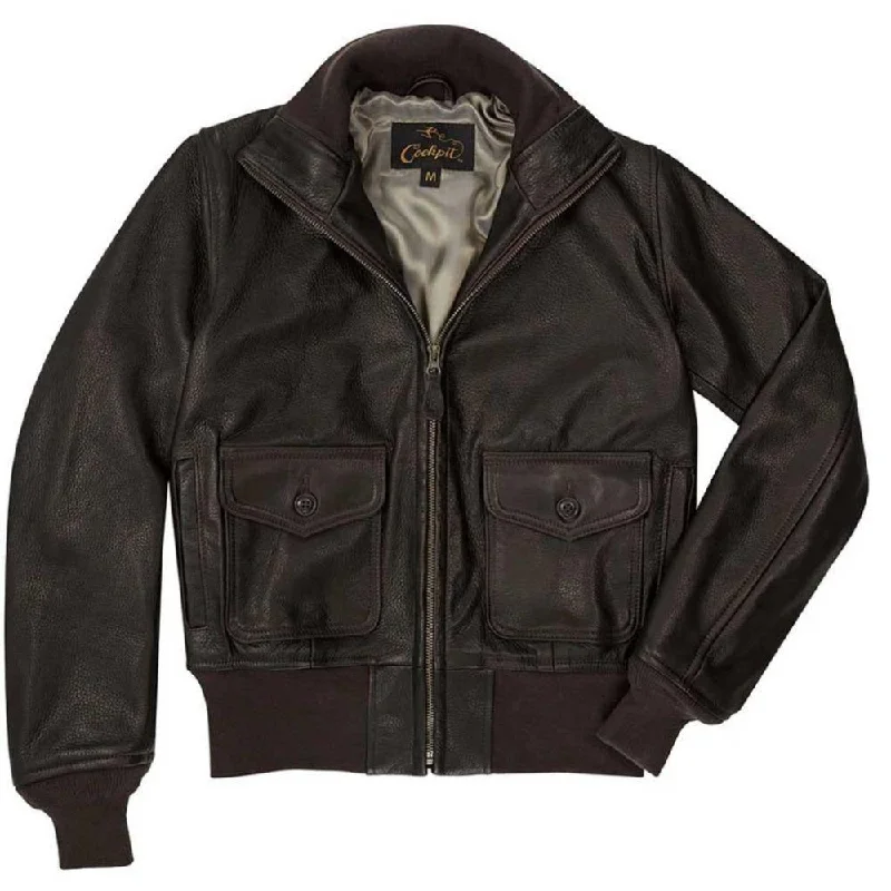 women's winter coat -Cockpit USA Womens Amelia Leather Jacket