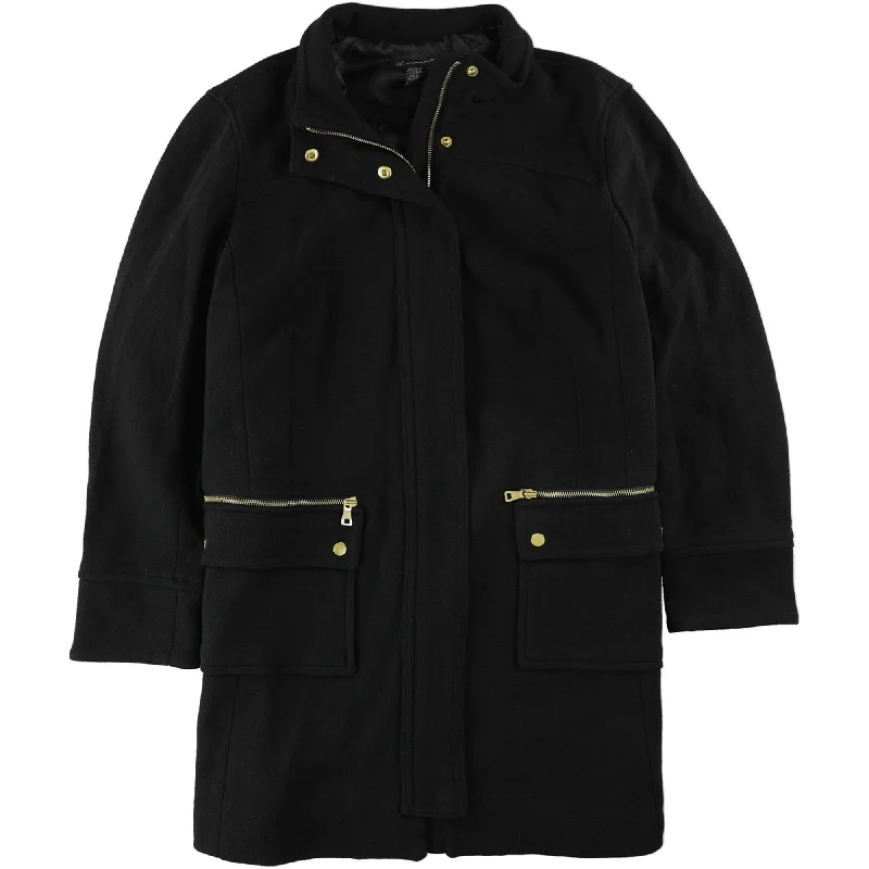 sustainable eco-friendly coat for women -I-N-C Womens Collared Coat