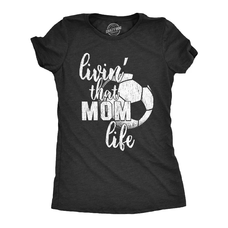 cute button-front blouse for women -Soccer Mom Life Women's T Shirt