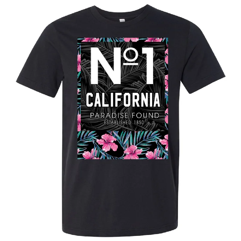 classic collared shirt for ladies -No 1 California Paradise Found Asst Colors Mens Lightweight Fitted T-Shirt/tee