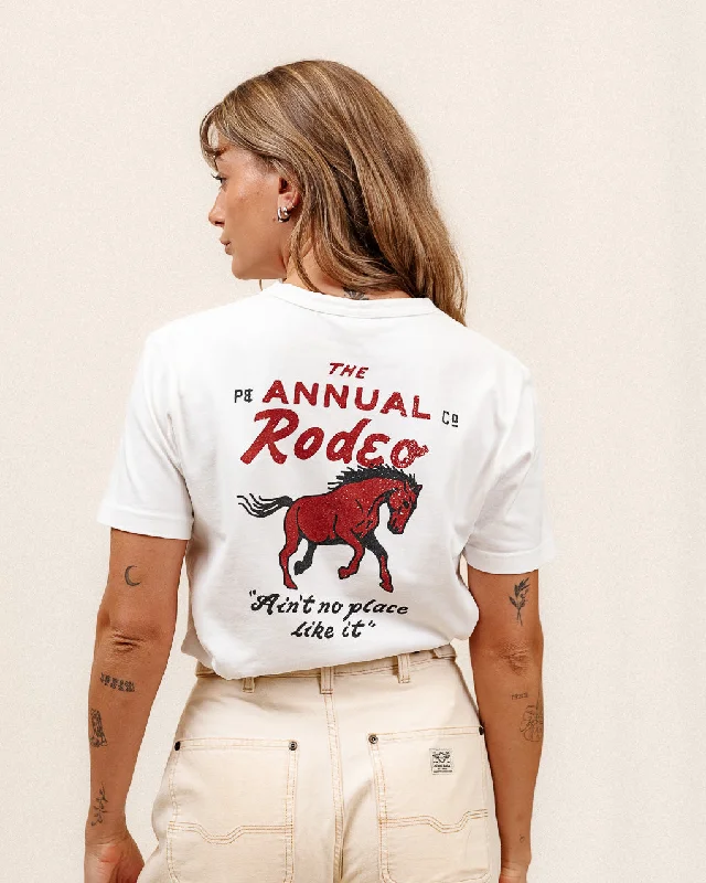 women's casual blouse -Rodeo T-Shirt - Off White