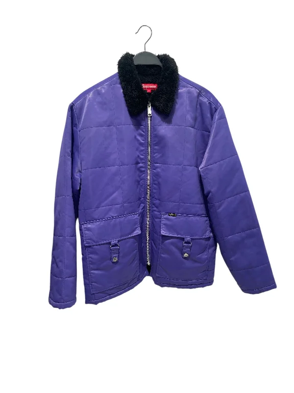 women's cropped bomber jacket -Supreme/Quilted Jkt/M/Nylon/PPL/