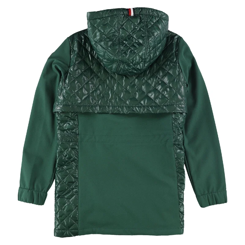 women's lightweight cargo jacket -Tommy Hilfiger Womens Green Bay Packers Jacket, Green, Small