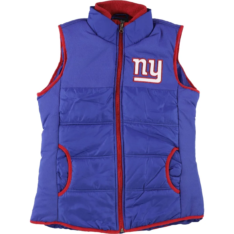 women's classic pea coat -Nfl Womens New York Giants Puffer Vest