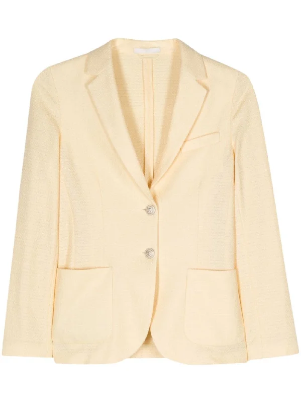 classic women's wool coat -Circolo 1901 Women's Jackets yellow