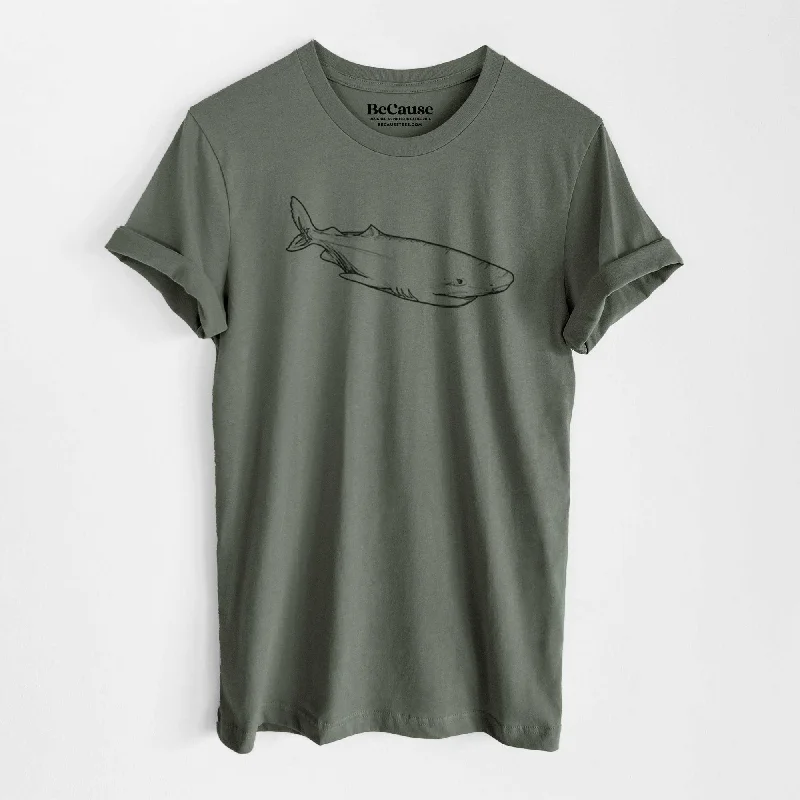 women's button-up shirt -Greenland Shark - Lightweight 100% Cotton Unisex Crewneck