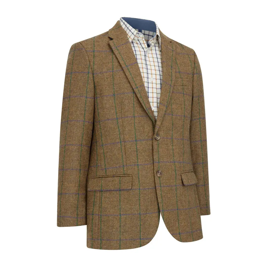 warm shearling coat for women -New Forest Heritage Tweed Blazer