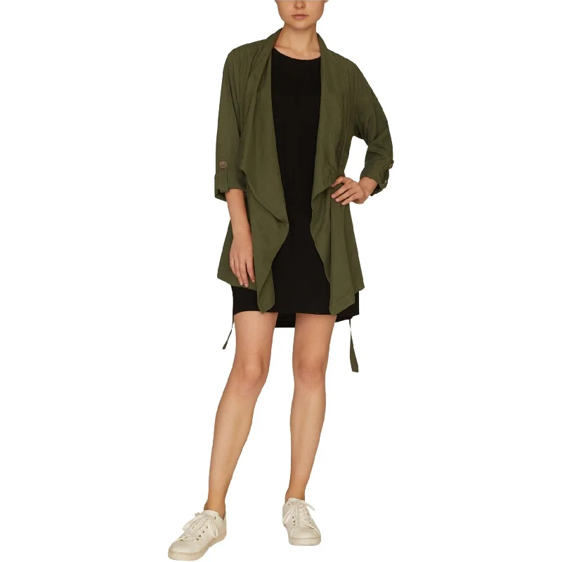 casual linen jacket for women -Sanctuary Clothing Womens On the Go Jacket, Green, Small