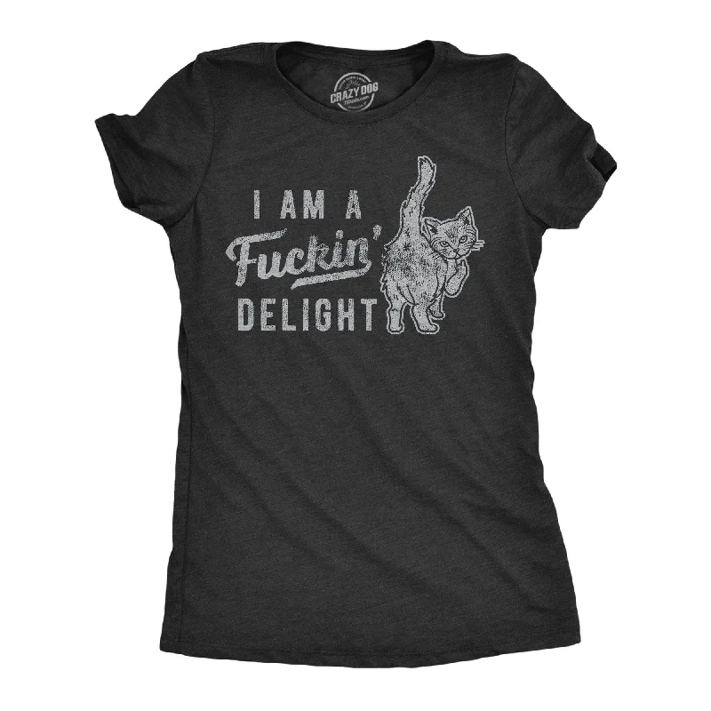 ladies' boyfriend-style shirt -I'm A Fuckin Delight Women's T Shirt