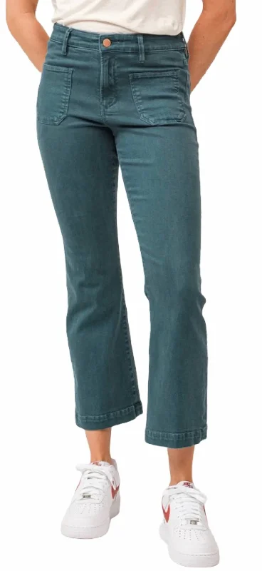 super soft jegging-style jeans for ladies -Jeanne Jeans In Deep Teal