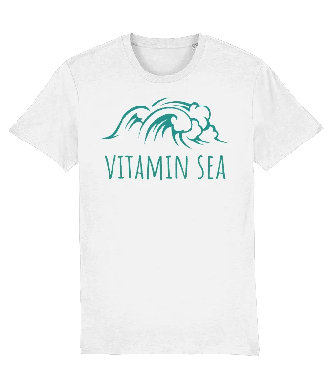 elegant embroidered top for women -Vitamin Sea Unisex Organic Cotton T-shirt