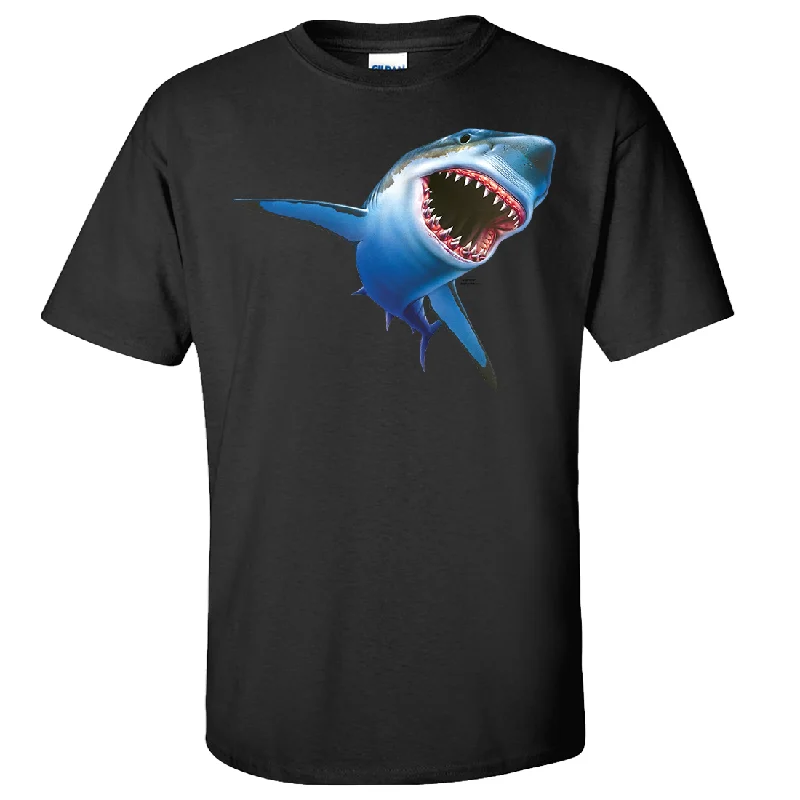 stylish smocked top for ladies -Royce Discovery Shark Asst Colors T-shirt/tee