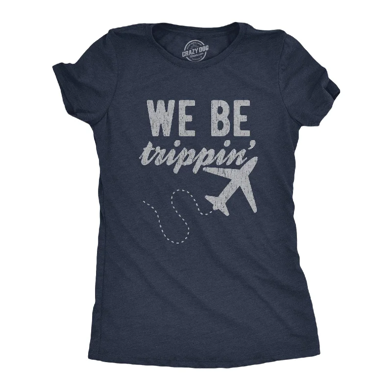 stylish animal print top for women -We Be Trippin' Women's T Shirt