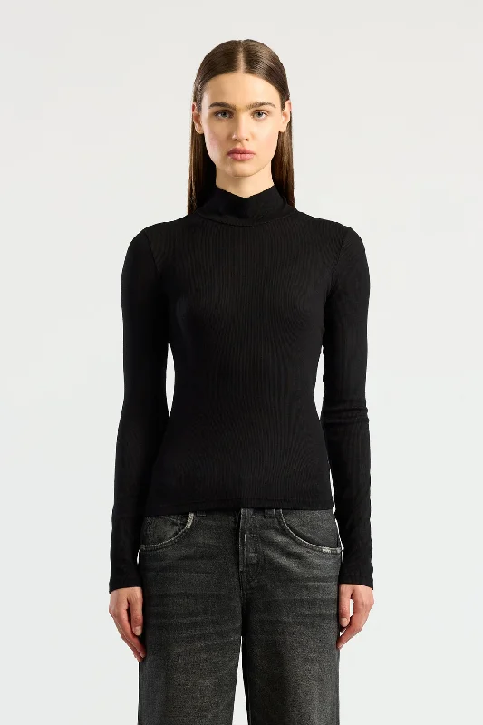 soft-touch modal t-shirt for women -Verona Turtleneck (Sale)