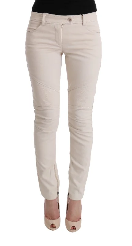 women's classic blue jeans -Ermanno Scervino  Slim Fit Casual Women's Jeans