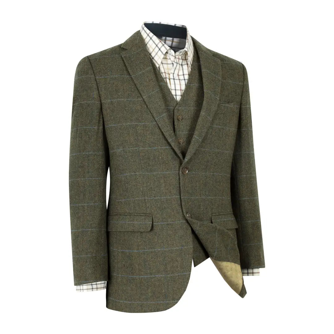 stylish fleece-lined coat for women -New Forest Premium 100% Wool Tweed Blazer