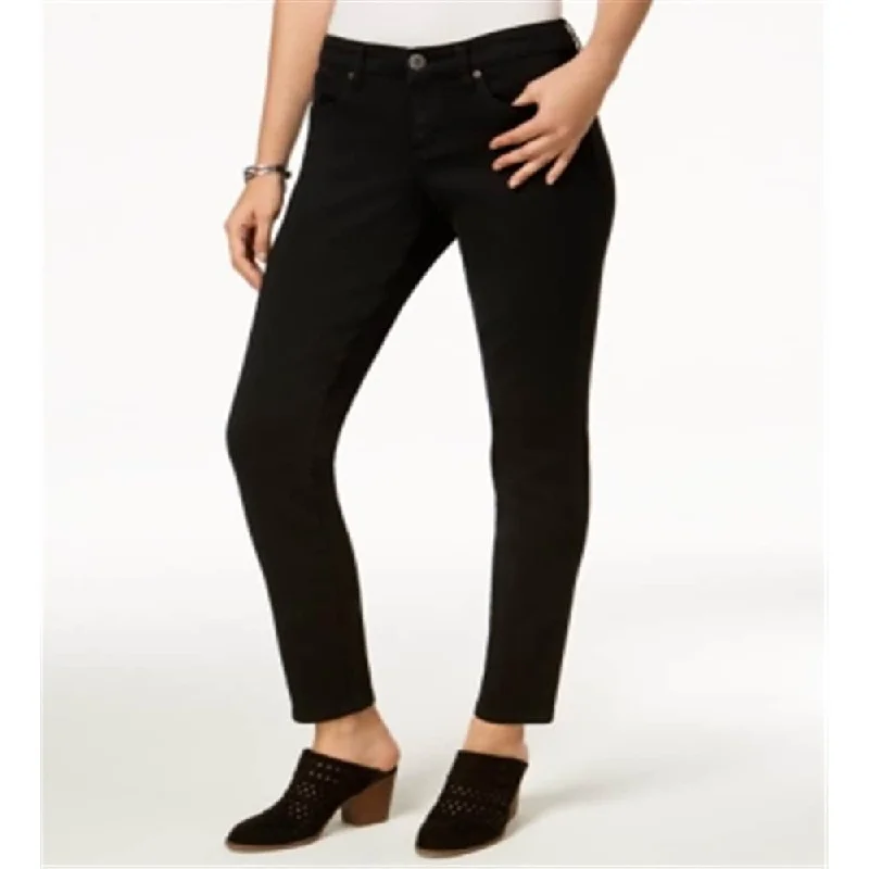 retro wide-leg jeans for ladies -Style & Co Women's Ultra Skinny Jeans Black Size 18