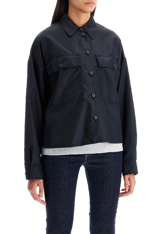 ladies' sporty windbreaker -Weekend Max Mara "water-Repellent Cropped Tw