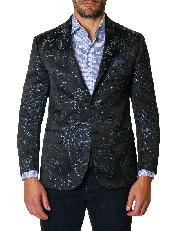 sustainable eco-friendly coat for women -JACQUARD BLAZER