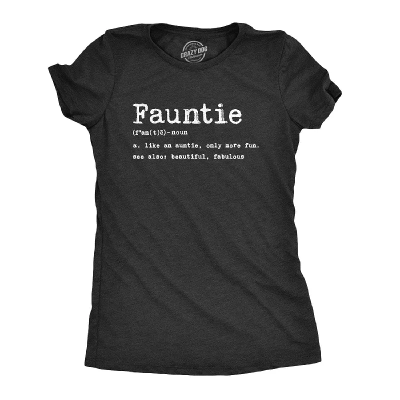 women's knitted sweater top -Fauntie Women's T Shirt