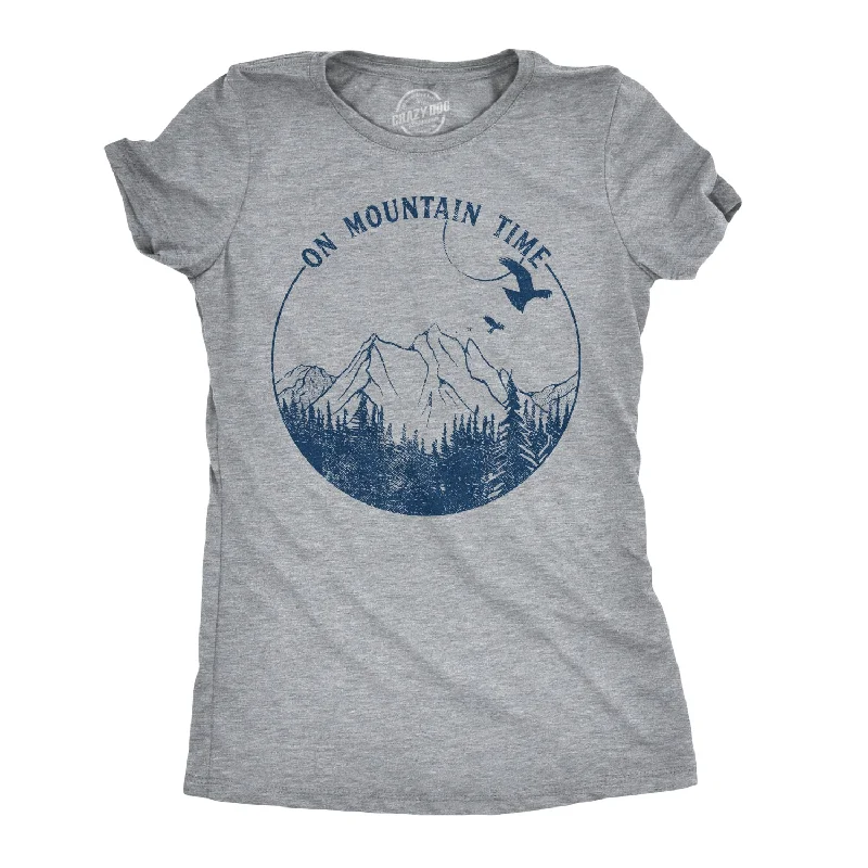 women's breathable activewear top -On Mountain Time Women's T Shirt