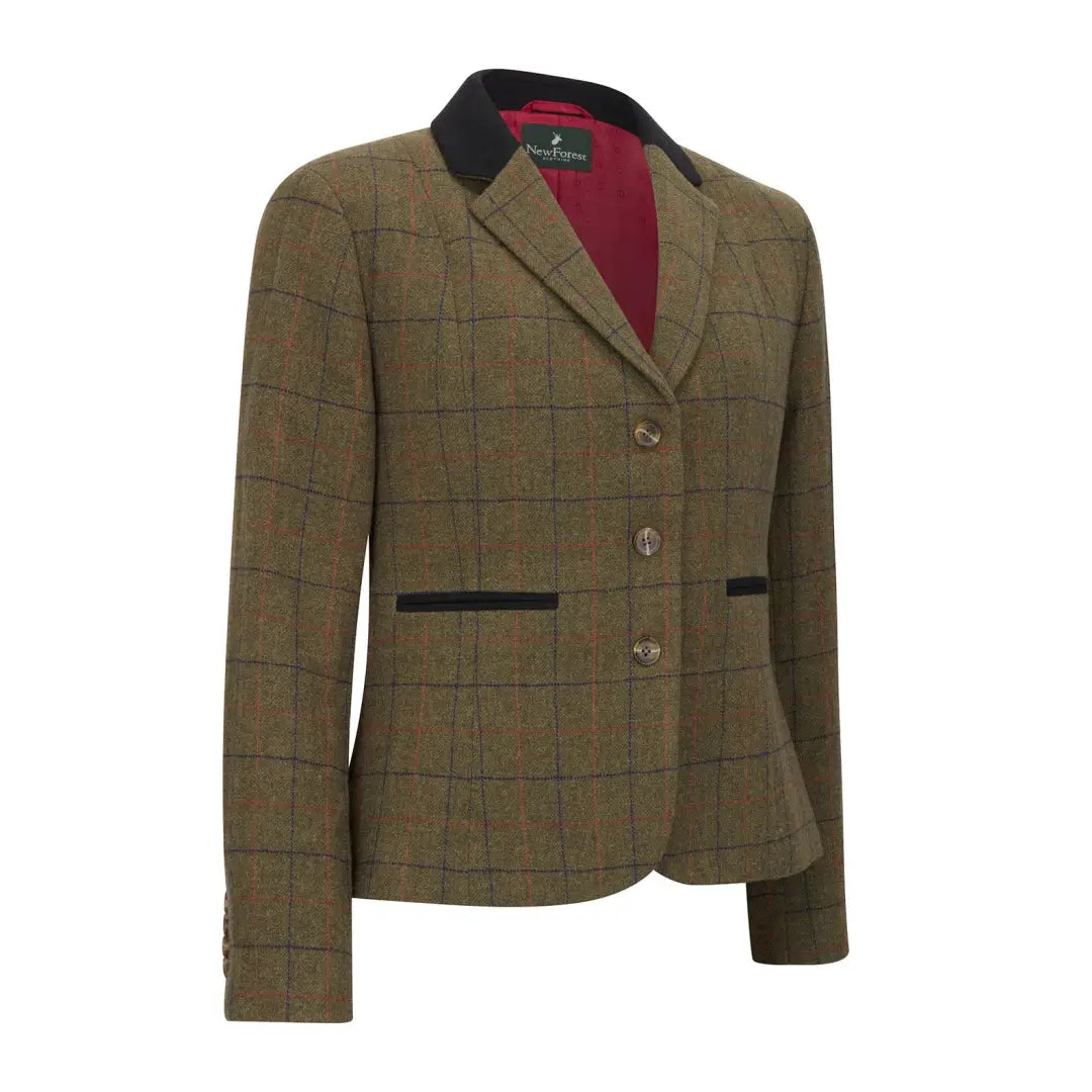 ladies' soft knit cardigan coat -New Forest Polly Tweed Blazer