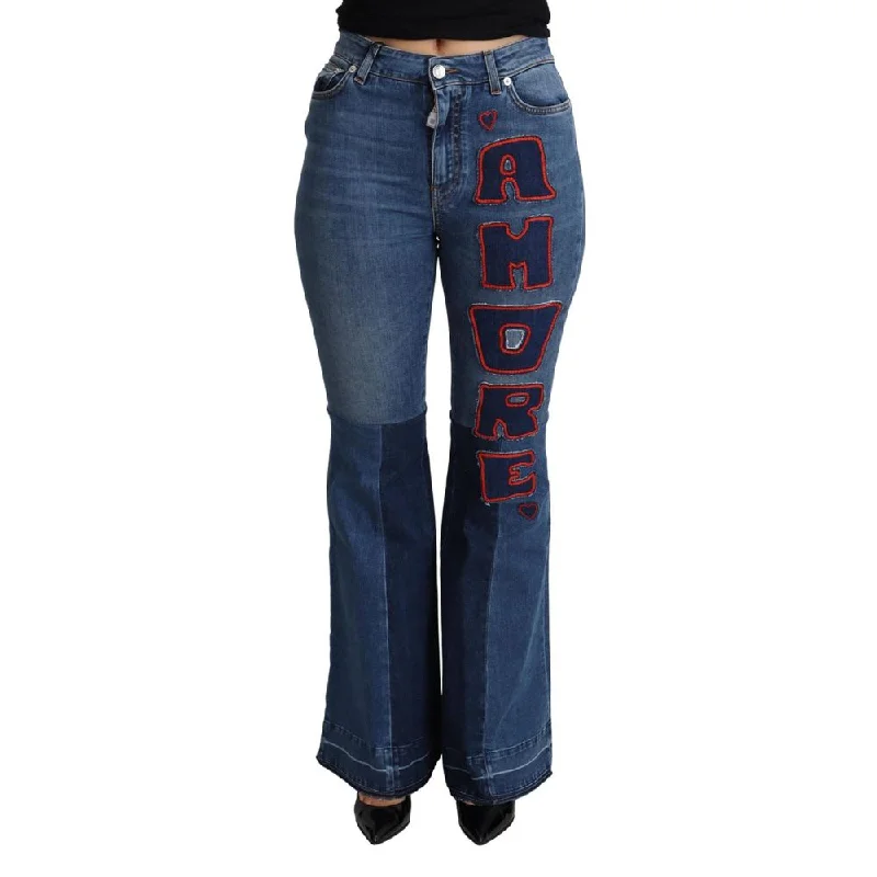 trendy patchwork jeans for women -Dolce & Gabbana Jeans & Women's Pant