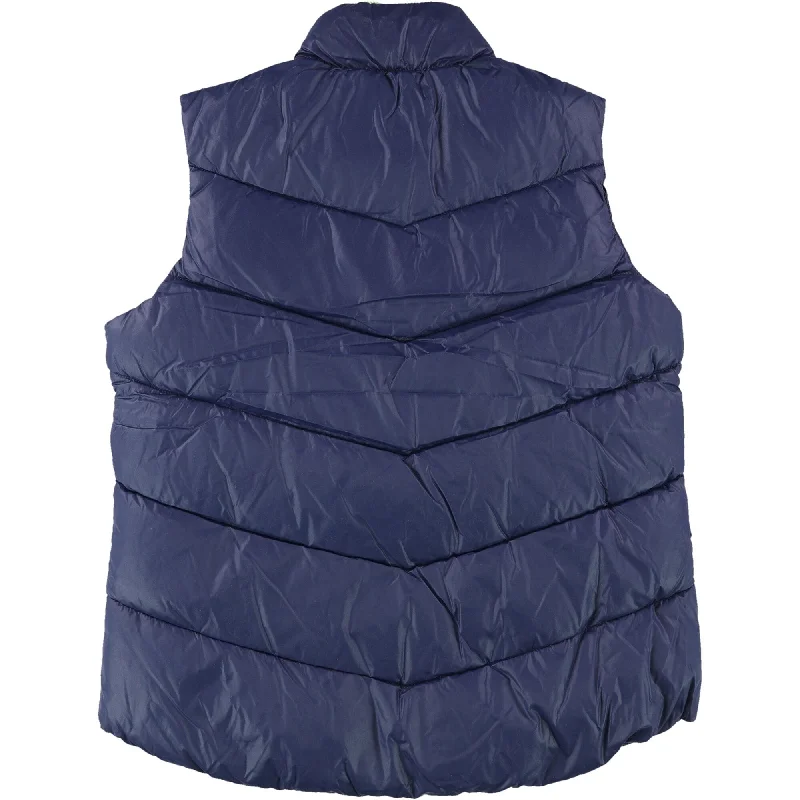 women's winter coat -G-III Sports Womens Seattle Seahawks Puffer Vest, Blue, Medium