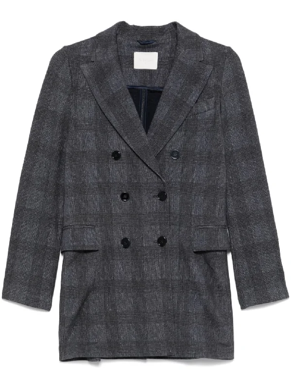 classic women's wool coat -Circolo 1901 Women's Jackets blue