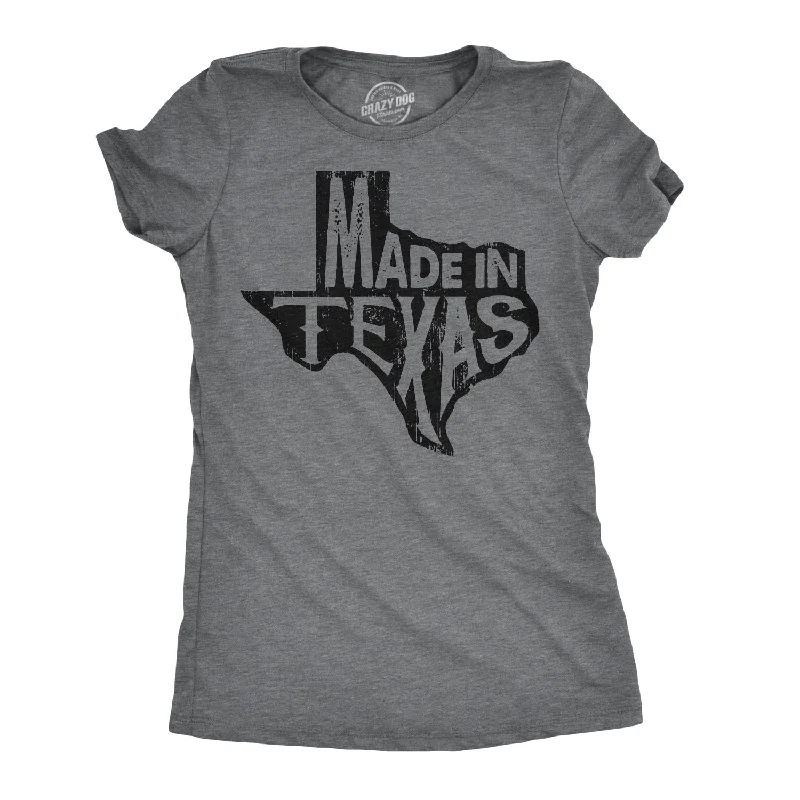 women's embroidered boho blouse -Made In Texas Women's T Shirt