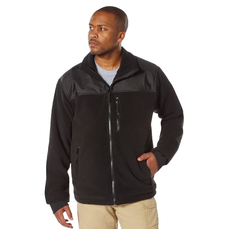 women's oversized corduroy jacket -Concealed Carry Spec Ops Fleece Jacket by Rothco