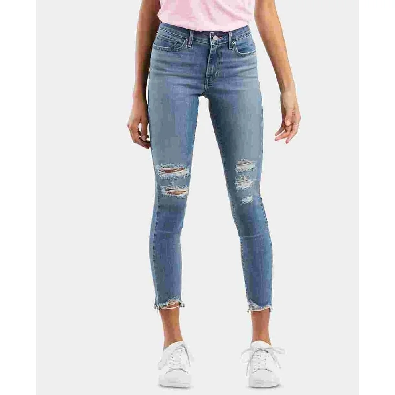 ladies' relaxed wide-leg denim -Levi's Women's 711 Skinny Ankle Jeans Blue Size 24