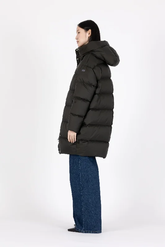 military-style coat for women -DOWN PARKA ILA