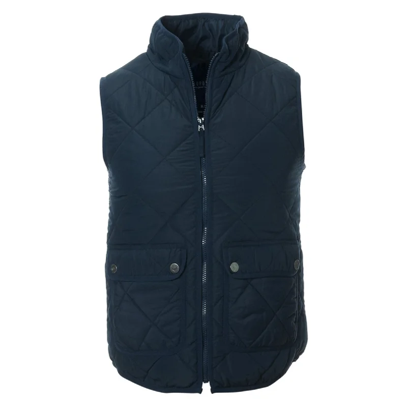 women's lightweight jacket -Aeropostale Womens Diamond Quilted Vest, Blue, X-Small