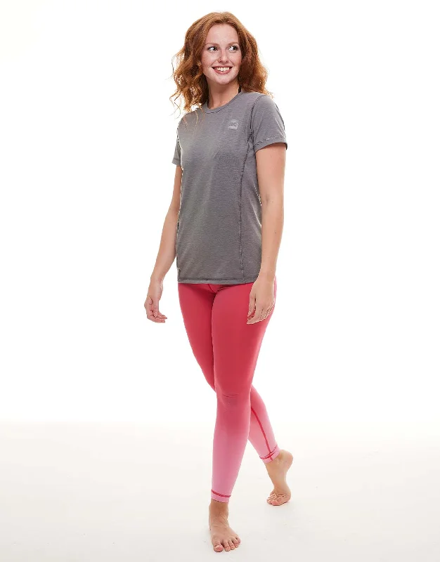 ladies' pastel-colored top -Women's Performance T-Shirt - Grey