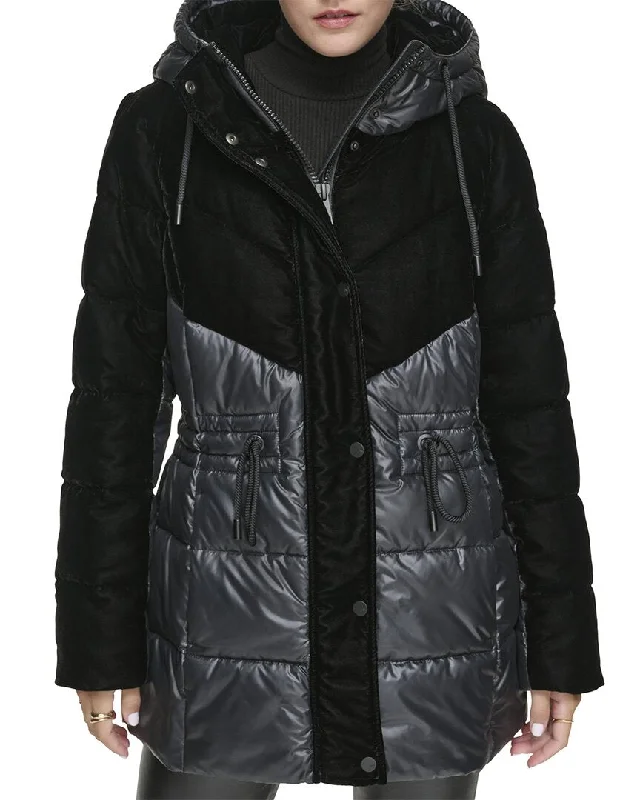 warm padded coat for women -Andrew Marc Varna Coat