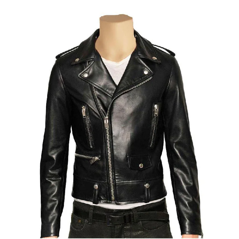 casual oversized shacket for women -Classic biker style jacket with Epaulette