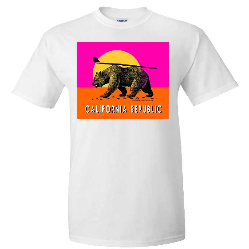 women's knitted sweater top -California Summer Surf Bear Asst Colors T-shirt/tee