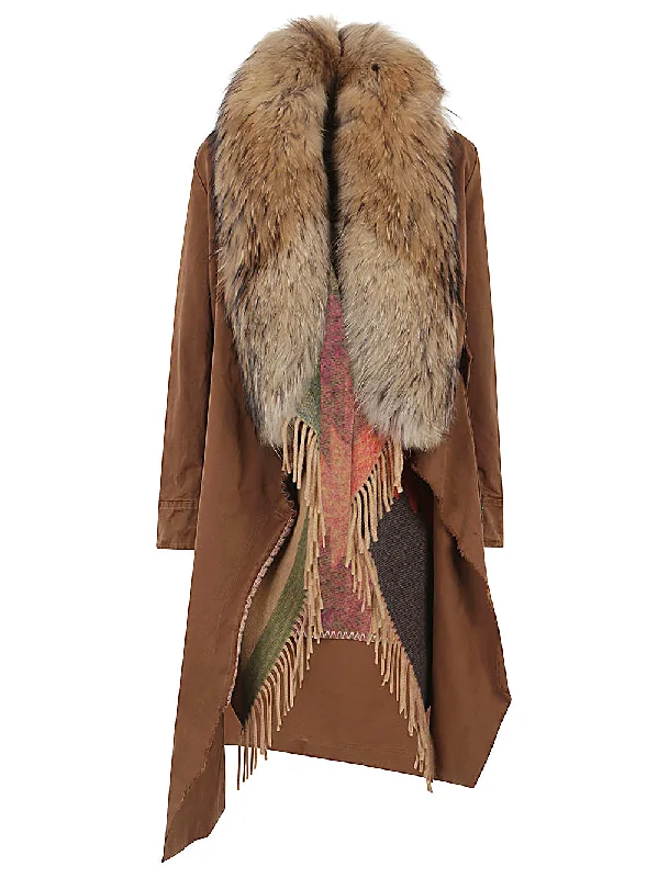 women's double-breasted coat -Bazar Deluxe Women's Coats Camel