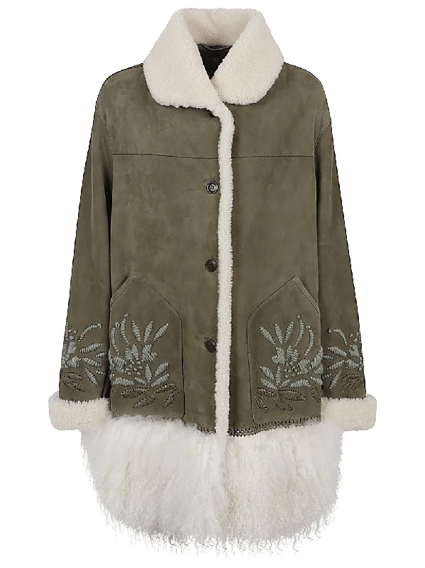 women's cropped bomber jacket -Ermanno Scervino Women's Coats