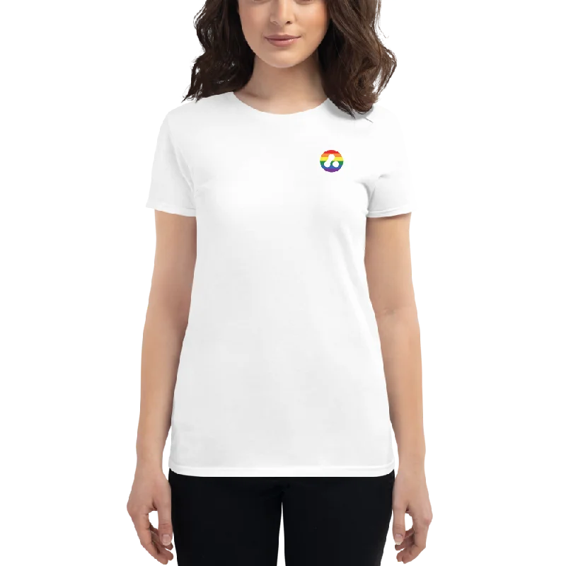 women's soft lounge top -Women's Adaptavist Pride Badge T-Shirt CB2