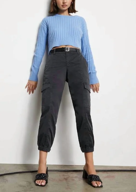 stylish coated skinny jeans for women -Rebel Pant In Obsidian