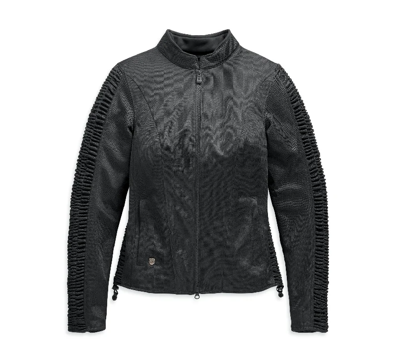 casual coats for women -Women's Ozello Mesh Riding Jacket 98164-20VW