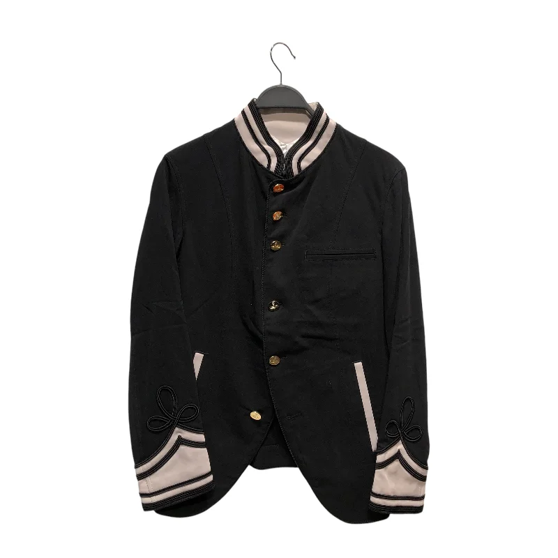 women's relaxed fit blazer -Vivienne Westwood/Tailored Jkt/46/Black/Cotton/4445-1405