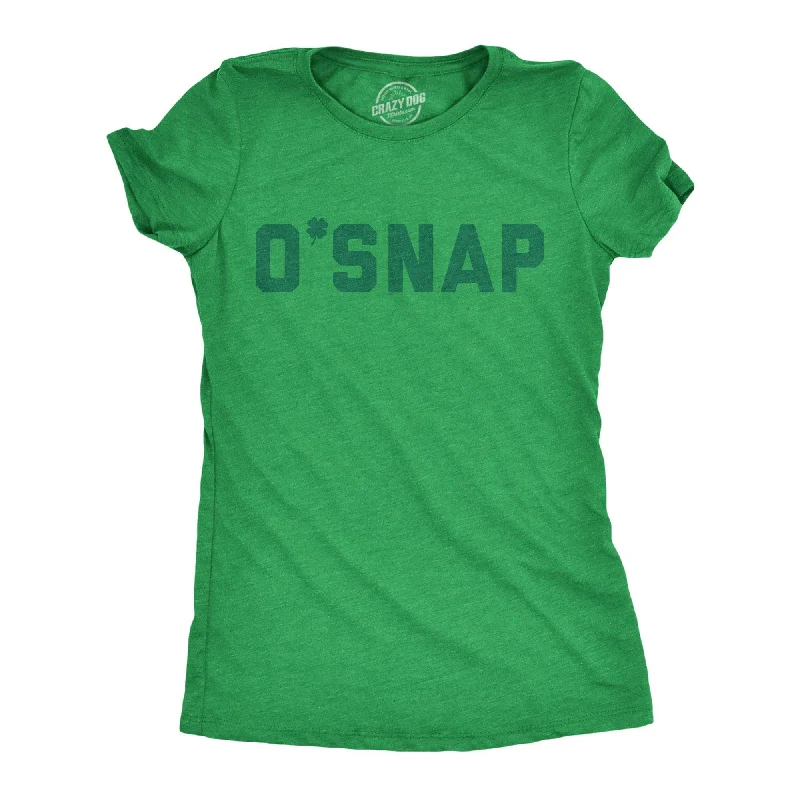 fashionable asymmetrical hem top for ladies -O Snap Women's T Shirt