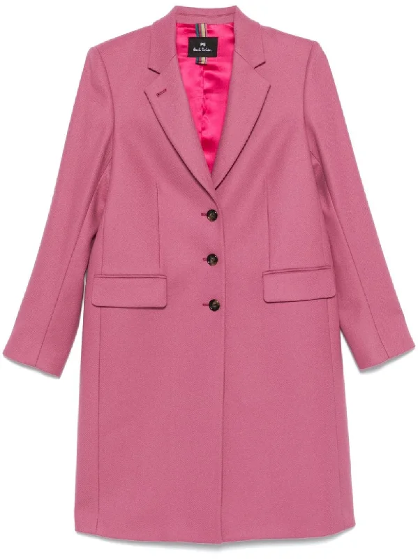 stylish longline coat for women -Paul Smith Women's Coats pink