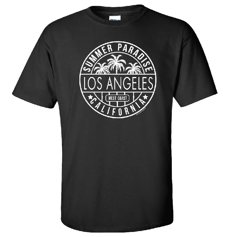 ladies' lightweight summer top -Los Angeles California West Coast Asst Colors T-shirt/tee